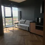 Hanza Tower 21 Floor Black Lägenhet Szczecin
