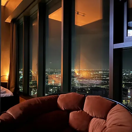 Hanza Tower 21 Floor Black Lägenhet *