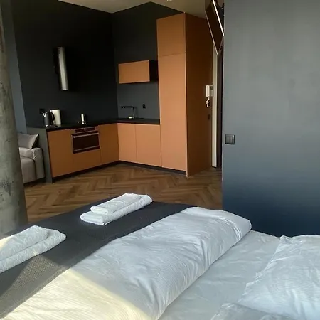 Apartment Hanza Tower 21 Floor Black *